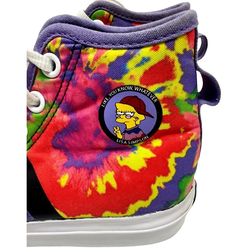 Rare Adidas Originals Nizza Hi RF J‎ Youth 5 Lisa Simpson Sneakers GZ1786